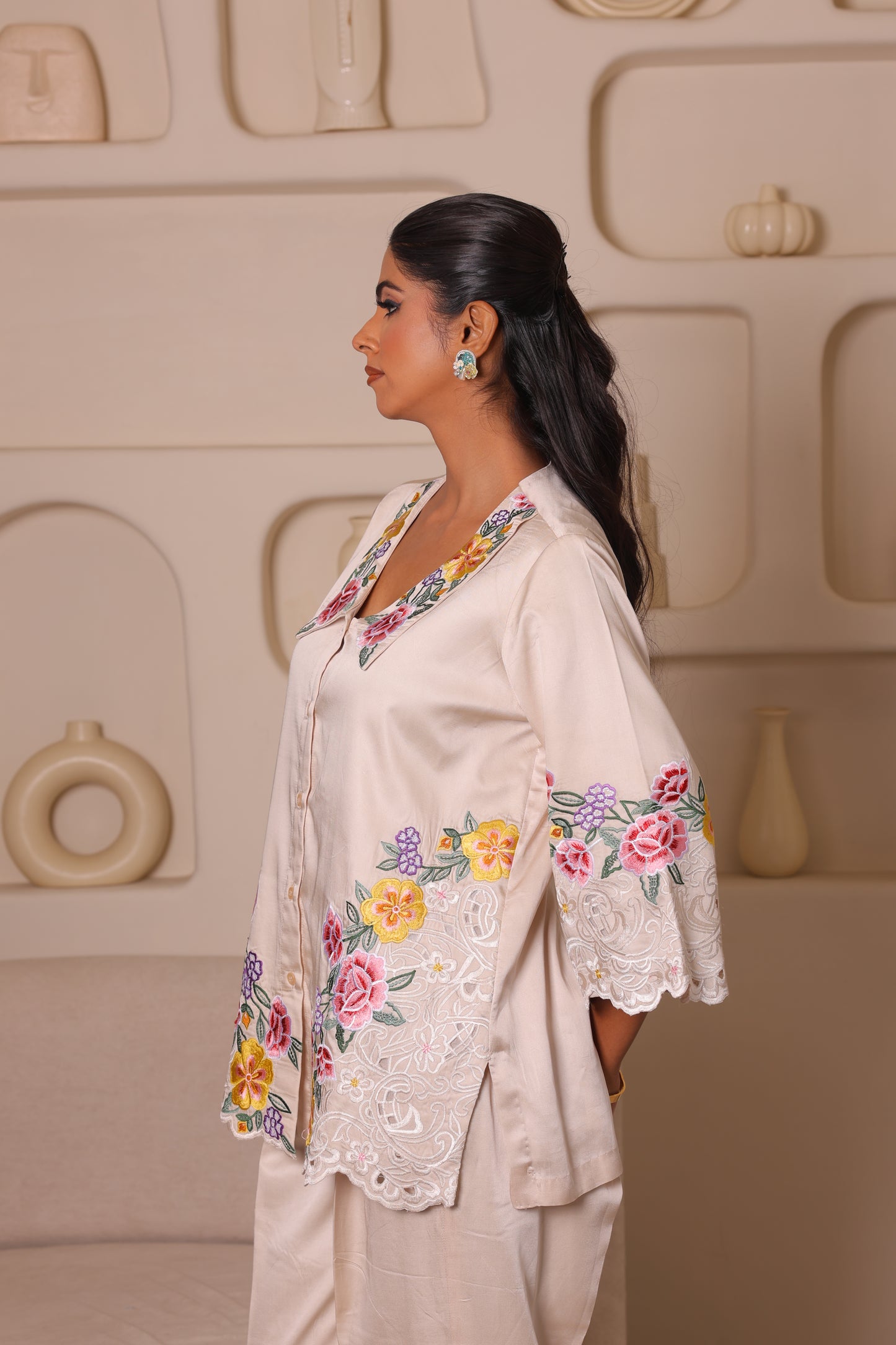 SATIN BLOSSOM CO-ORD SET