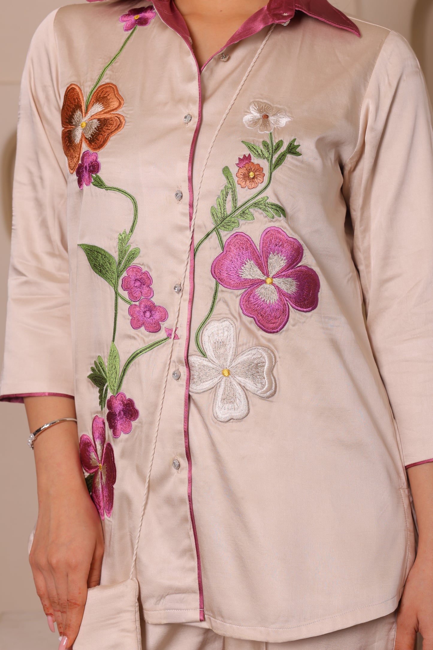 ELEGANT FLORAL CO-ORD SET