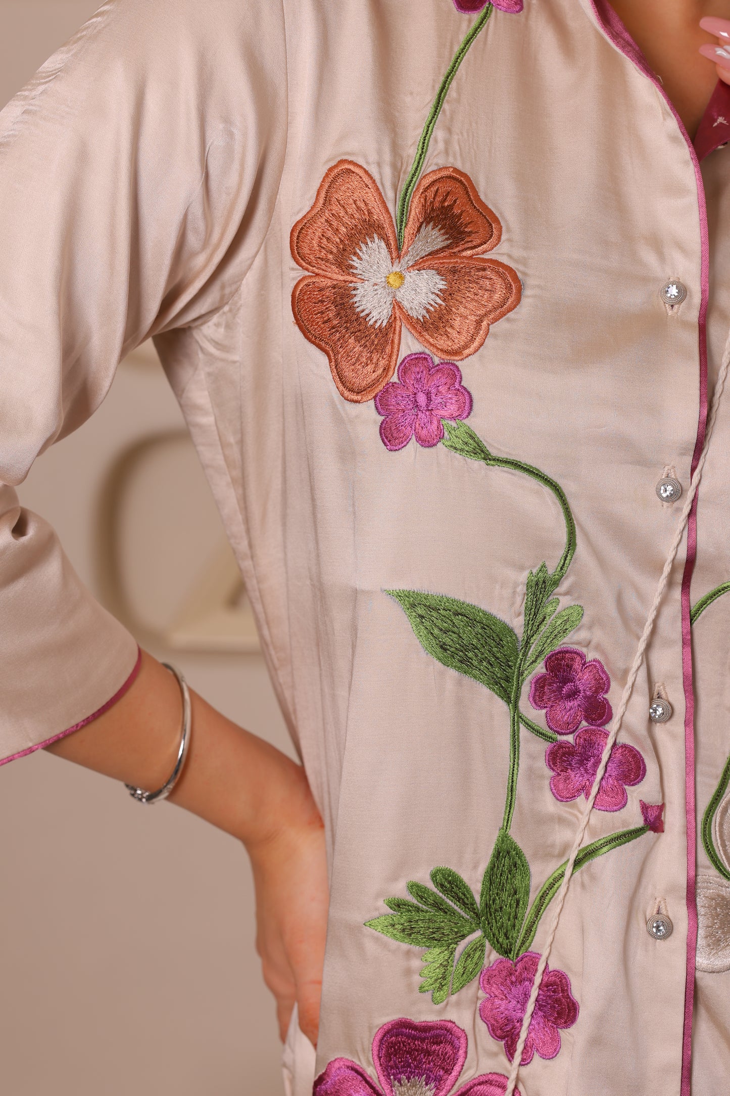 ELEGANT FLORAL CO-ORD SET