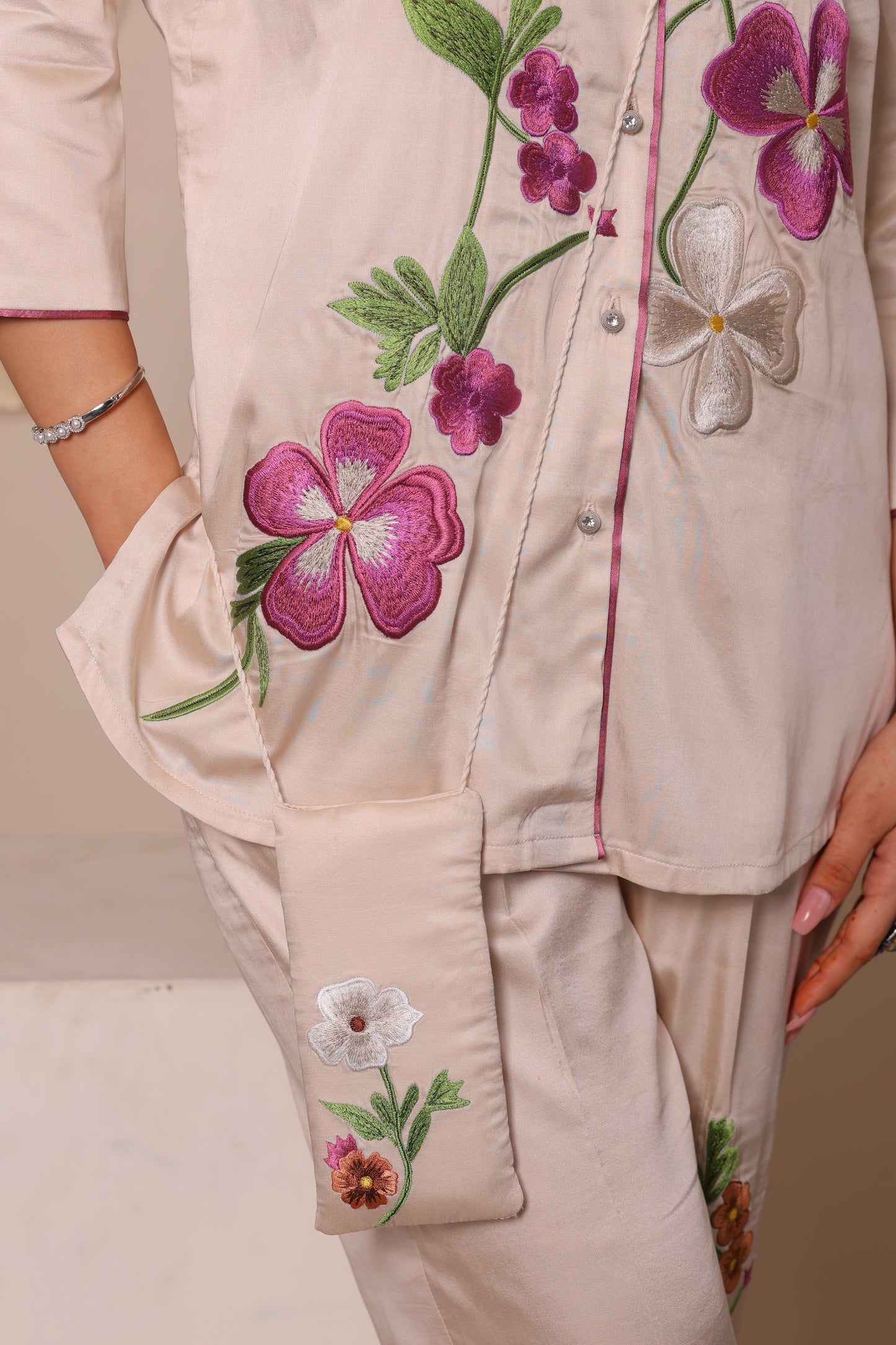ELEGANT FLORAL CO-ORD SET