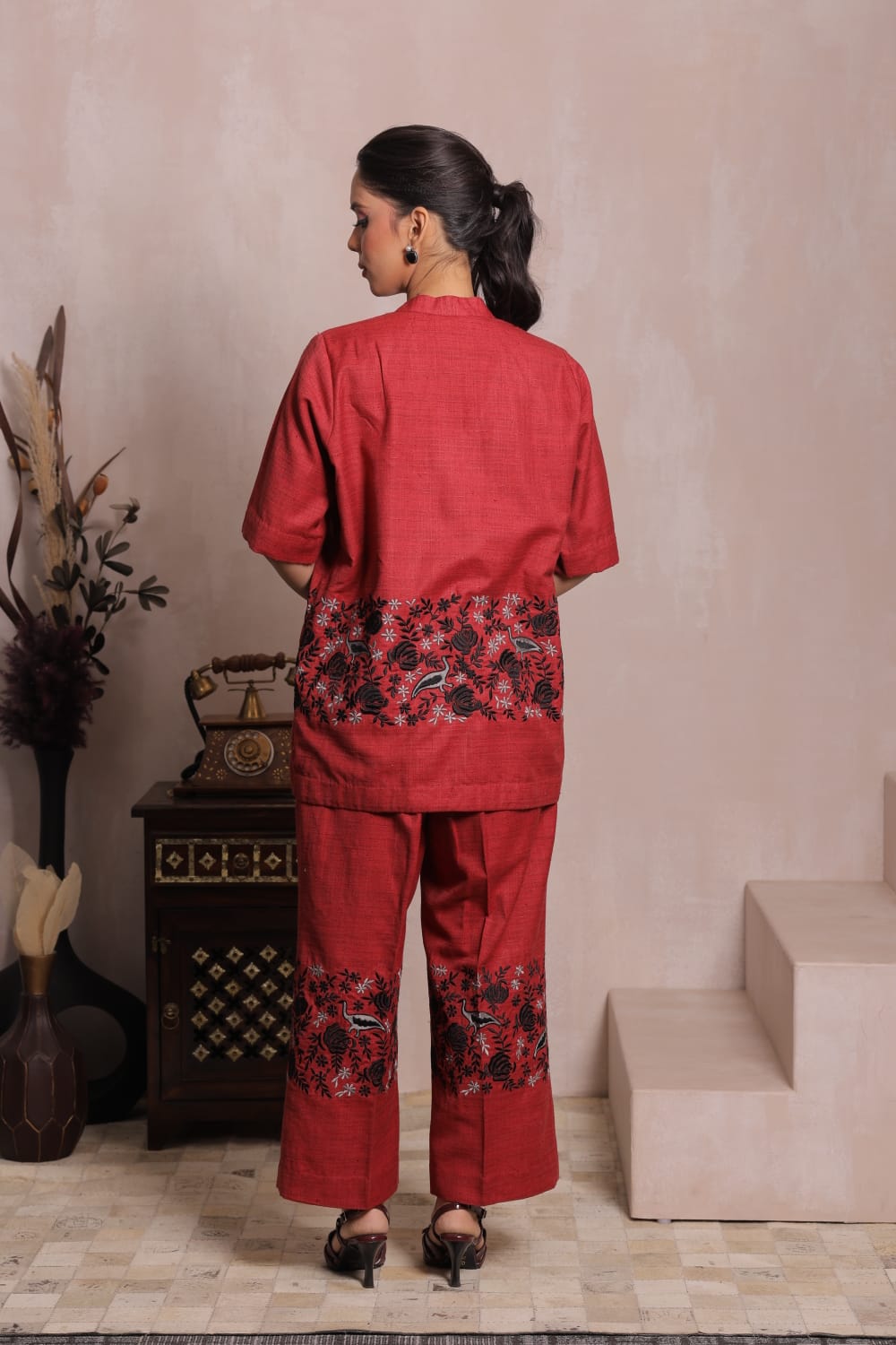 CRIMSON SPARROW CO-ORD SET