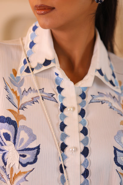 INDIGO PETALS CO-ORD SET