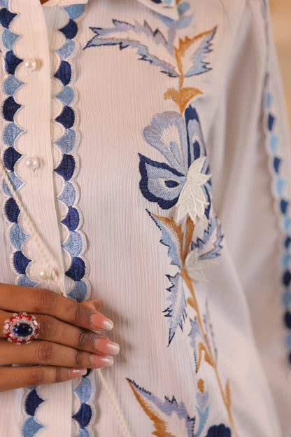 INDIGO PETALS CO-ORD SET