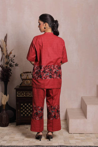 CRIMSON SPARROW CO-ORD SET
