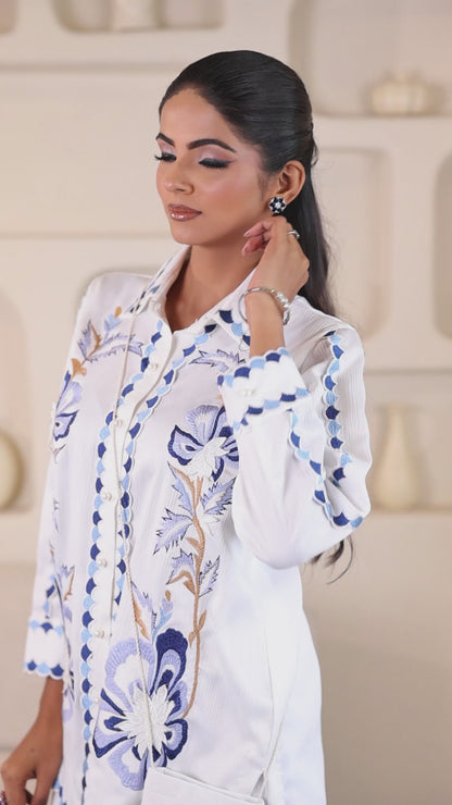 INDIGO PETALS CO-ORD SET